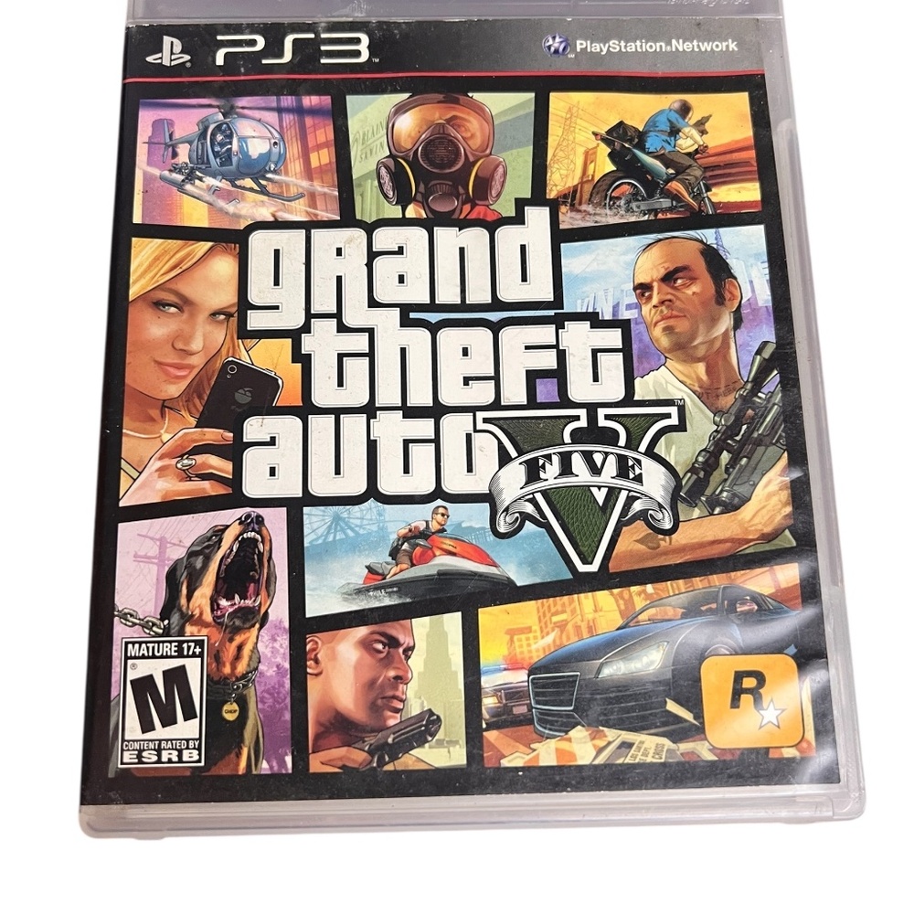 Grand Theft Auto V GTA 5 (Sony PlayStation 3, 2013) Complete w/Case & Manual